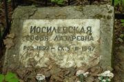 Иосилевская Софья Лазаревна, Москва, Востряковское кладбище